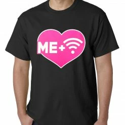 Bewild Cool Funny & Offensive Me + Wifi = <3 Mens T-shirt 14 Bewild Cool Funny & Offensive Me + Wifi = <3 Mens T-shirt