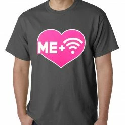 Bewild Cool Funny & Offensive Me + Wifi = <3 Mens T-shirt 15 Bewild Cool Funny & Offensive Me + Wifi = <3 Mens T-shirt