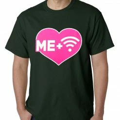 Bewild Cool Funny & Offensive Me + Wifi = <3 Mens T-shirt 16 Bewild Cool Funny & Offensive Me + Wifi = <3 Mens T-shirt