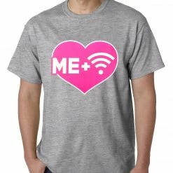 Bewild Cool Funny & Offensive Me + Wifi = <3 Mens T-shirt 17 Bewild Cool Funny & Offensive Me + Wifi = <3 Mens T-shirt