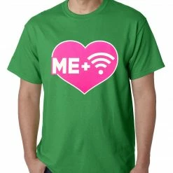 Bewild Cool Funny & Offensive Me + Wifi = <3 Mens T-shirt 19 Bewild Cool Funny & Offensive Me + Wifi = <3 Mens T-shirt