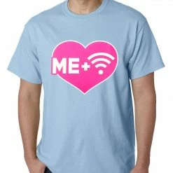 Bewild Cool Funny & Offensive Me + Wifi = <3 Mens T-shirt 20 Bewild Cool Funny & Offensive Me + Wifi = <3 Mens T-shirt