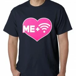 Bewild Cool Funny & Offensive Me + Wifi = <3 Mens T-shirt 22 Bewild Cool Funny & Offensive Me + Wifi = <3 Mens T-shirt