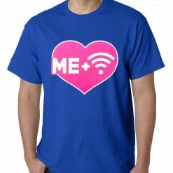 Bewild Cool Funny & Offensive Me + Wifi = <3 Mens T-shirt 23 Bewild Cool Funny & Offensive Me + Wifi = <3 Mens T-shirt