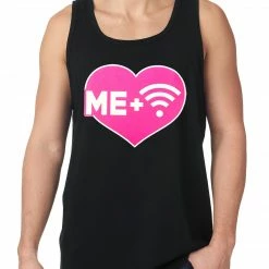 Bewild Cool Funny & Offensive Me + Wifi = <3 Tank Top