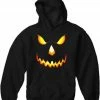 Bewild Halloween Prints Mean Pumpkin Head Halloween Hoodie