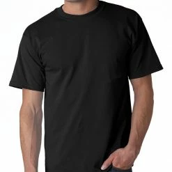 Bewild Blank & Comfy Men's Plain 100% Cotton T-Shirt