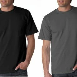 Bewild Blank & Comfy Men's Plain 100% Cotton T-Shirt