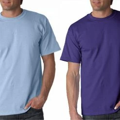 Bewild Blank & Comfy Men's Plain 100% Cotton T-Shirt