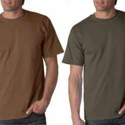 Bewild Blank & Comfy Men's Plain 100% Cotton T-Shirt