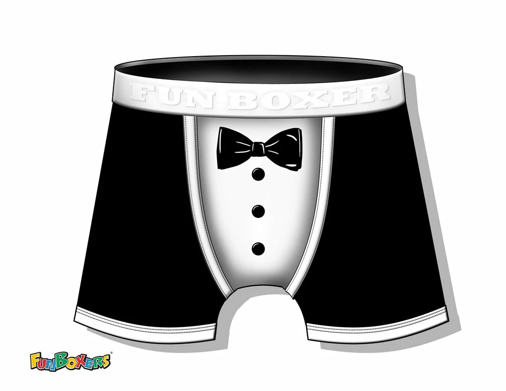 Bewild Men's Tuxedo Boxer Briefs Men's Boxers 10 Bewild Men's Tuxedo Boxer Briefs Men's Boxers