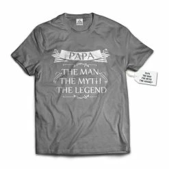 Bewild Positive Reinforcement Mens Papa - The Man, The Myth, The Legend® Fathers Day T-shirt