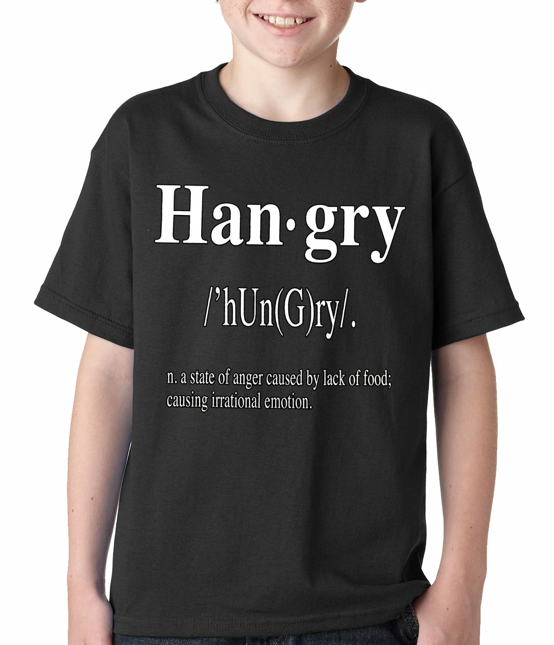 Bewild Hangry Definition Kids T-shirt 4 Bewild Hangry Definition Kids T-shirt
