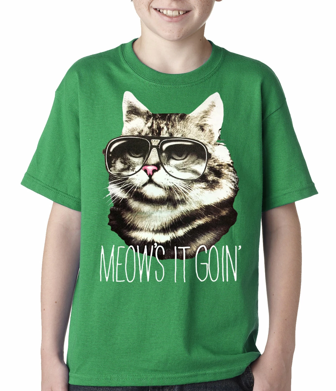 Bewild Meow's It Going Funny Cat Kids T-shirt 6 Bewild Meow's It Going Funny Cat Kids T-shirt