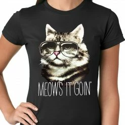 Bewild Meow's It Going Funny Cat Ladies T-shirt Cool Funny & Offensive