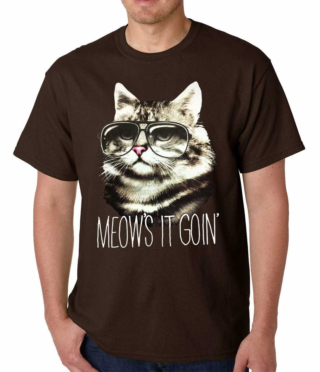 Bewild Cool Funny & Offensive Meow's It Going Funny Cat Mens T-shirt 5 Bewild Cool Funny & Offensive Meow's It Going Funny Cat Mens T-shirt
