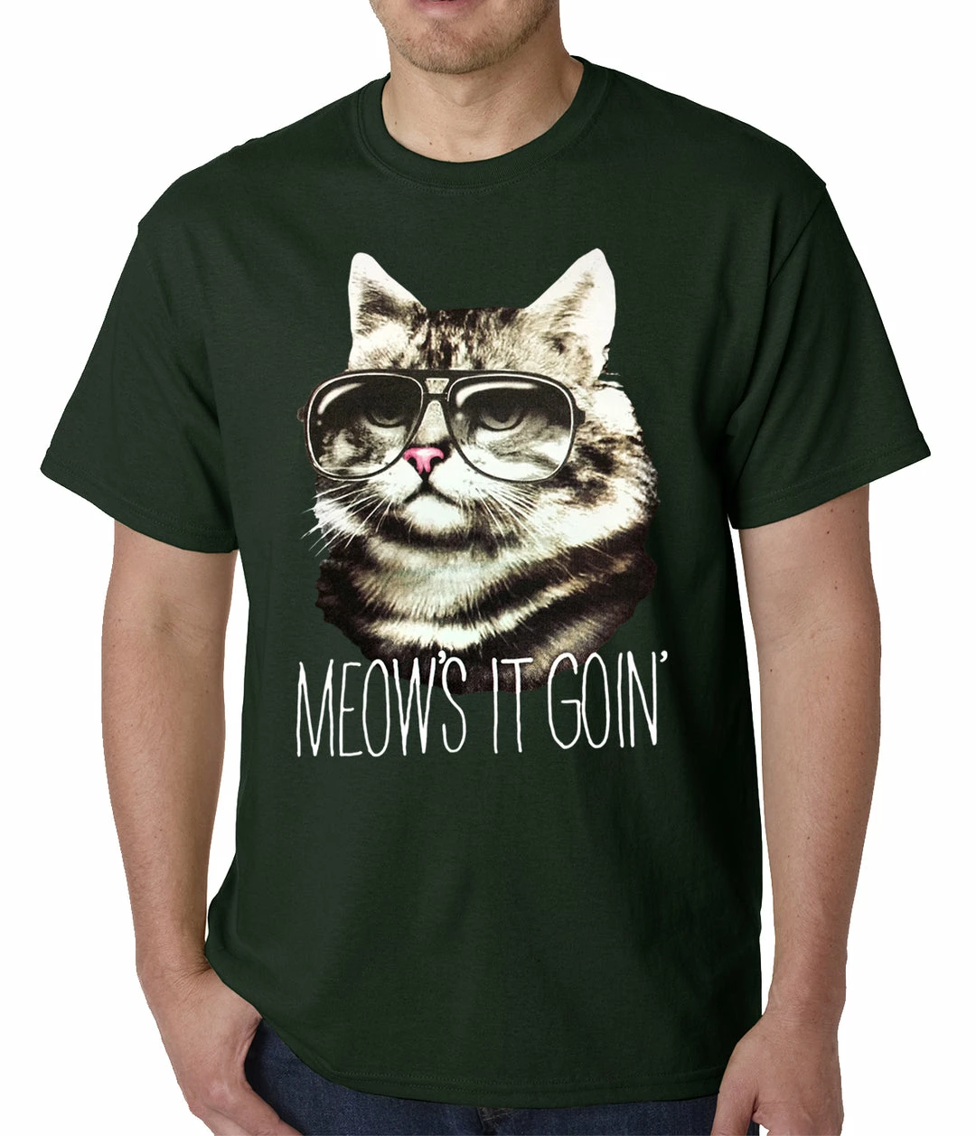 Bewild Cool Funny & Offensive Meow's It Going Funny Cat Mens T-shirt 7 Bewild Cool Funny & Offensive Meow's It Going Funny Cat Mens T-shirt