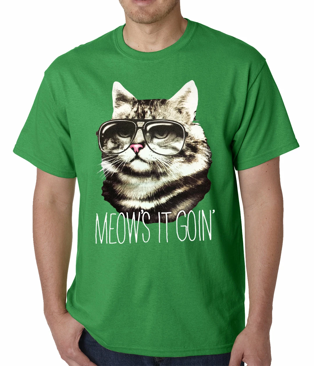Bewild Cool Funny & Offensive Meow's It Going Funny Cat Mens T-shirt 8 Bewild Cool Funny & Offensive Meow's It Going Funny Cat Mens T-shirt