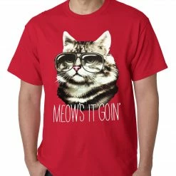 Bewild Cool Funny & Offensive Meow's It Going Funny Cat Mens T-shirt 22 Bewild Cool Funny & Offensive Meow's It Going Funny Cat Mens T-shirt