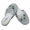 Bewild Mesh Chinese Slippers For Weddings And Casual Wear (Silver)