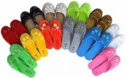 Bewild Mesh Chinese Slippers (Pink)