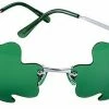 Bewild Metal Frame Wavy Shamrock Sunglasses