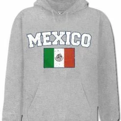 Bewild Mexico Vintage Flag International Hoodie Nationality & Ethnic