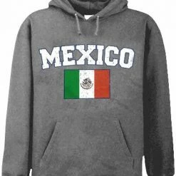Bewild Mexico Vintage Flag International Hoodie Nationality & Ethnic