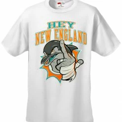 Bewild Miami Fan - Hey New England Mens T-shirt Sport Inspiration