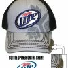 Bewild Brimmed Hats Miller Lite Bottle Opener 3 Hops Trucker Hat