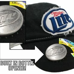 Bewild Brimmed Hats Miller Lite Bottle Opener Hat 13 Bewild Brimmed Hats Miller Lite Bottle Opener Hat