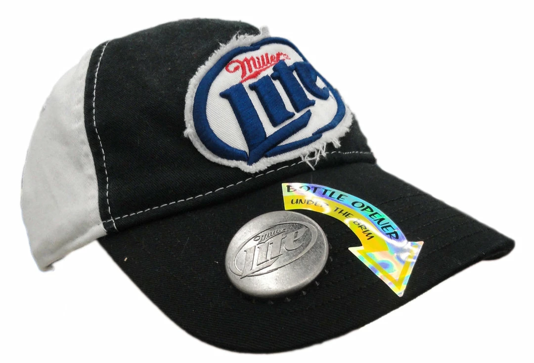 Bewild Brimmed Hats Miller Lite Bottle Opener Hat 4 Bewild Brimmed Hats Miller Lite Bottle Opener Hat