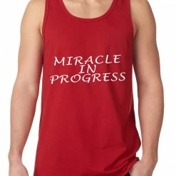 Bewild Cool Funny & Offensive Miracle In Progress Tank Top 9 Bewild Cool Funny & Offensive Miracle In Progress Tank Top