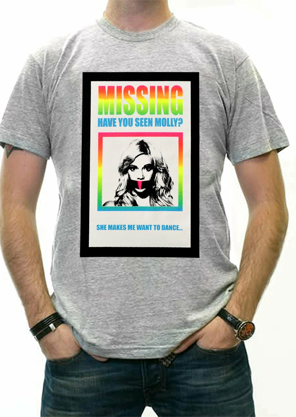 Bewild MISSING - Have You Seen Molly? Men's T-Shirt Cool Funny & Offensive 3 Bewild MISSING - Have You Seen Molly? Men's T-Shirt Cool Funny & Offensive