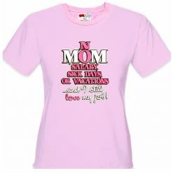 Bewild Mom: No Salary, Sick Days, Or Vacation Girl's T-Shirt Positive Reinforcement