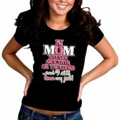 Bewild Mom: No Salary, Sick Days, Or Vacation Girl's T-Shirt Positive Reinforcement