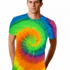Bewild Moon Dance Spiral Tie Dye T-Shirt Tie Dye Tops