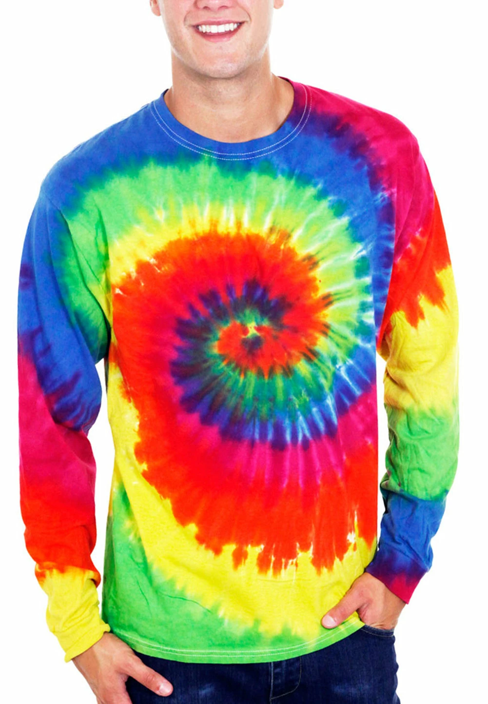 Bewild Tie Dye Tops Moondance Tie Dye Long Sleeve T-Shirt 4 Bewild Tie Dye Tops Moondance Tie Dye Long Sleeve T-Shirt