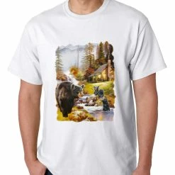 Bewild Mother Bear At The Cabin Mens T-shirt 9 Bewild Mother Bear At The Cabin Mens T-shirt
