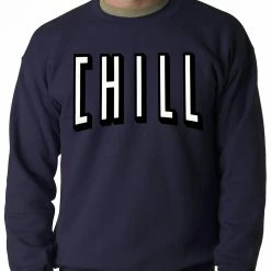 Bewild Cool Funny & Offensive Movie & Chill Funny Hook-up Adult Crewneck
