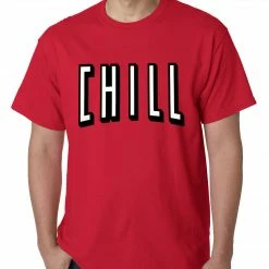 Bewild Cool Funny & Offensive Movie & Chill Funny Hook-up Mens T-shirt