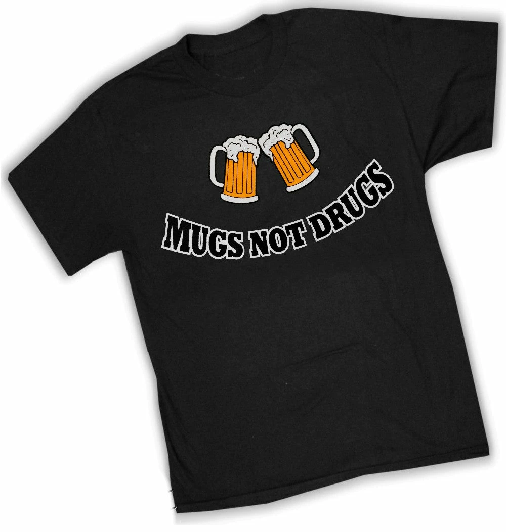 Bewild Mugs Not Drugs Mens T-Shirt Cool Funny & Offensive 5 Bewild Mugs Not Drugs Mens T-Shirt Cool Funny & Offensive