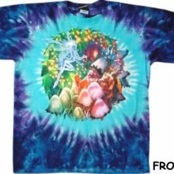 Bewild Mushroom Garden Tie Dye T-Shirt