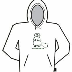 Bewild Cool Funny & Offensive My Beaver Bites Hoodie