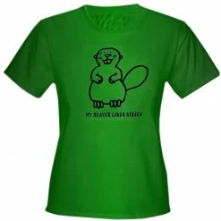 Bewild My Beaver Likes Kisses Girls T-Shirt