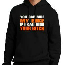 Bewild My Bike Your B*tch Adult Hoodie (Black)