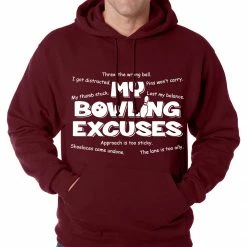 Bewild My Bowling Excuses Adult Hoodie Sport Inspiration