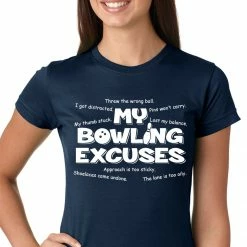 Bewild Sport Inspiration My Bowling Excuses Girls T-shirt