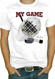 Bewild Sport Inspiration My Game Hockey Mens T-Shirt
