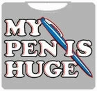 Bewild Cool Funny & Offensive My Pen Is Huge T-Shirt 6 Bewild Cool Funny & Offensive My Pen Is Huge T-Shirt